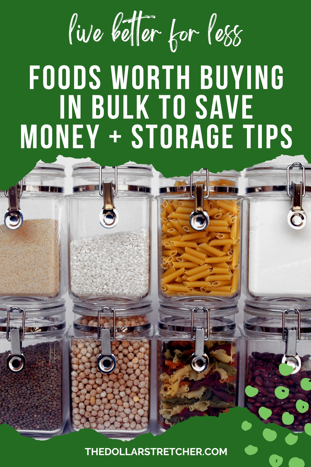 Foods Worth Buying in Bulk To Save Money PIN