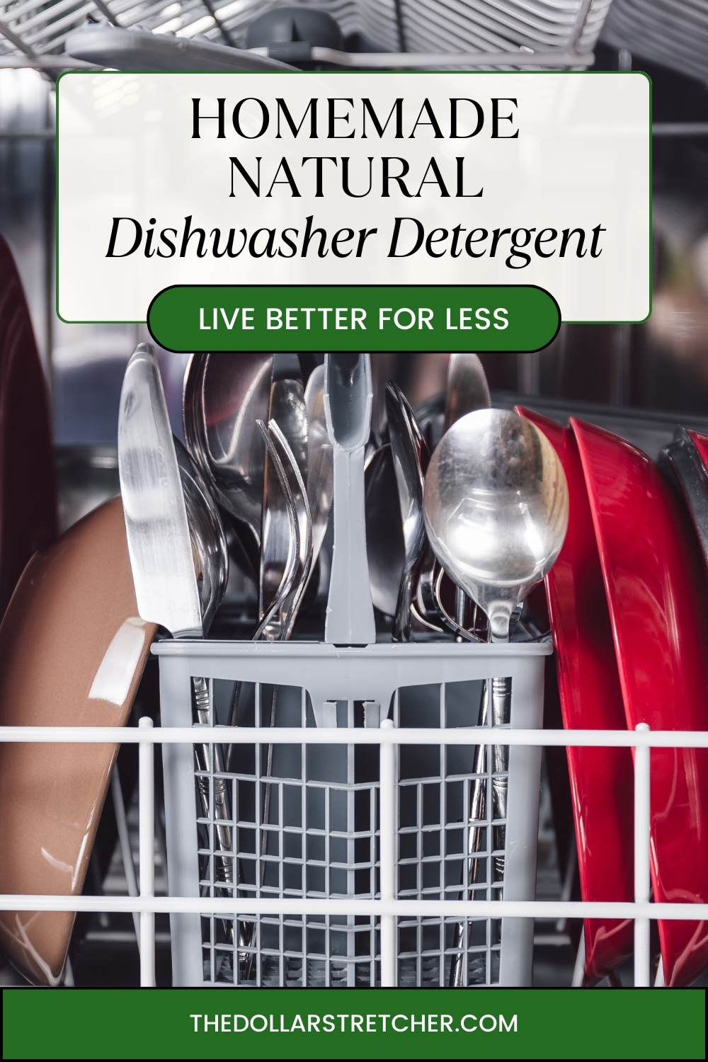 Homemade Natural Dishwasher Detergent PIN